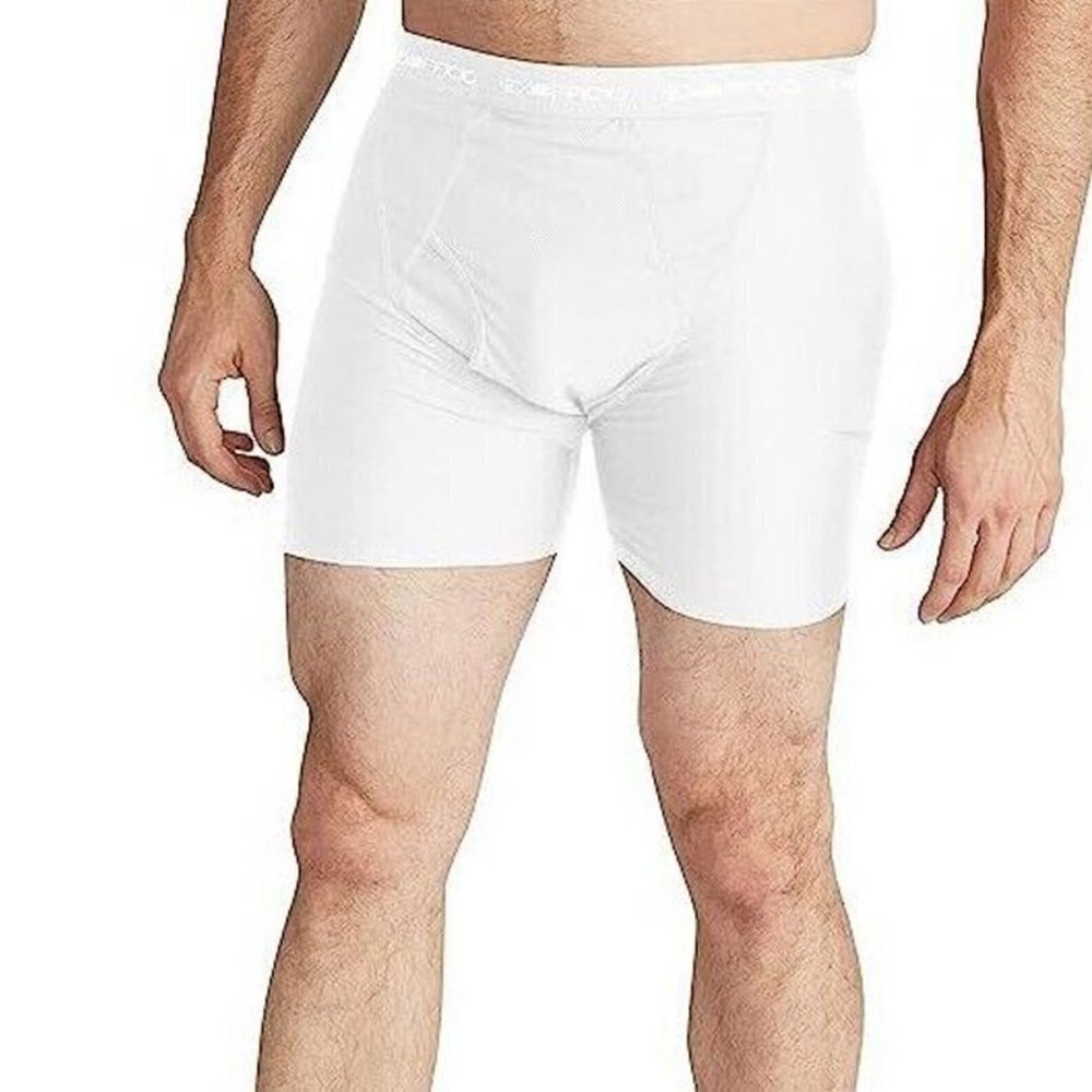 ExOfficio Men's White Give-N-Go Boxer Brief - Size Small - NWT